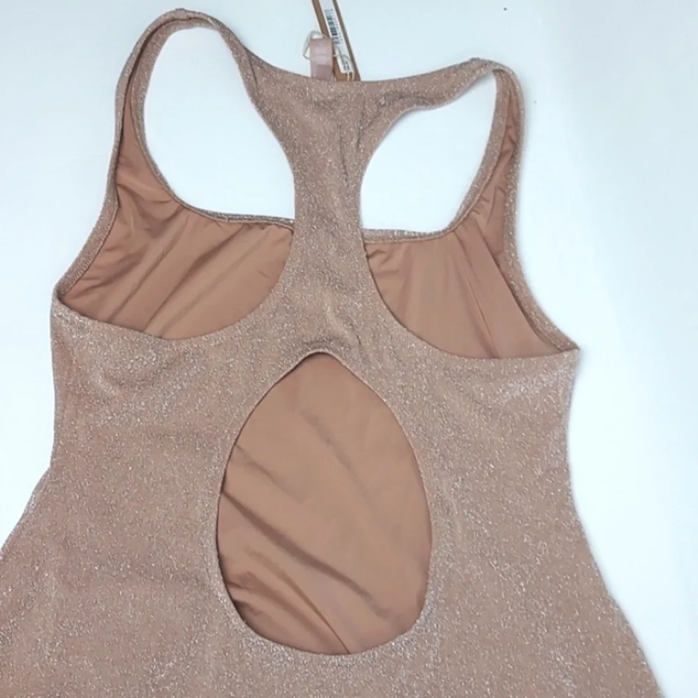 New Skims Gliter Swim Metallic Dress Cover-up Size 2X